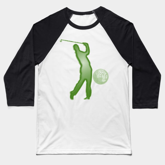 Golf Swing Baseball T-Shirt by Moses77